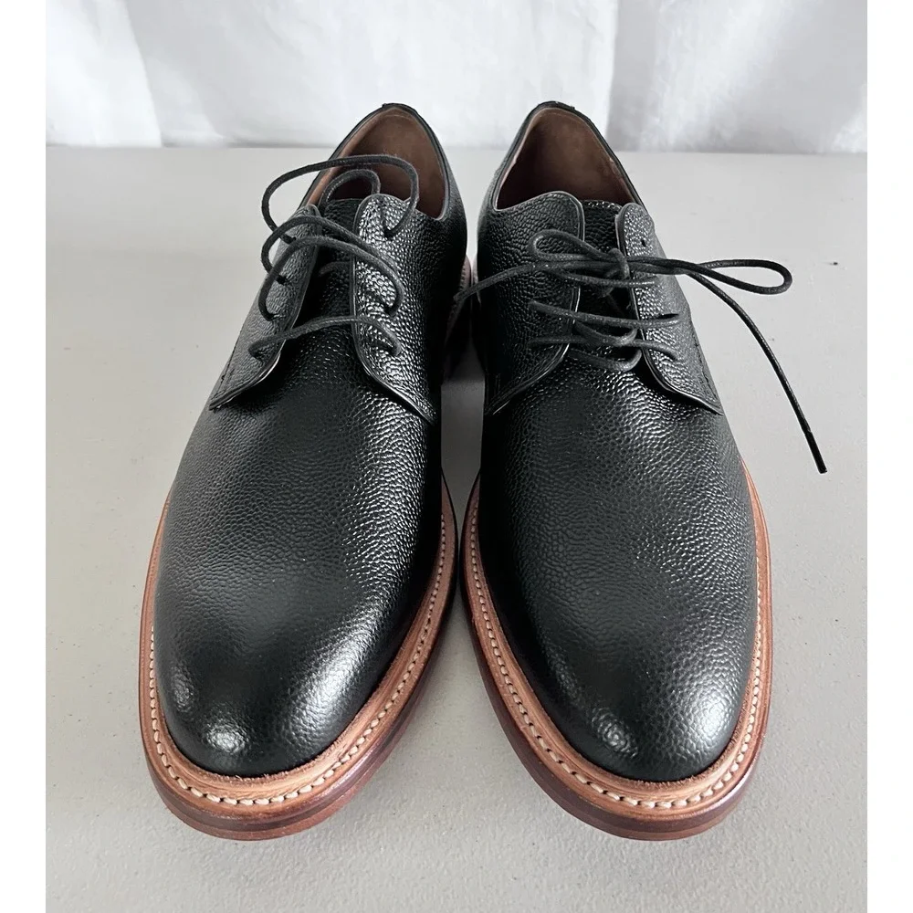 Clarks Bostonian Shoes Mens Sz 9.5 Black Somerville Low Goodyear Dress or Casual